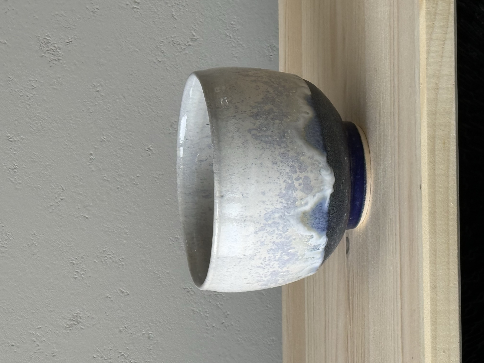 波しぶきのお茶碗